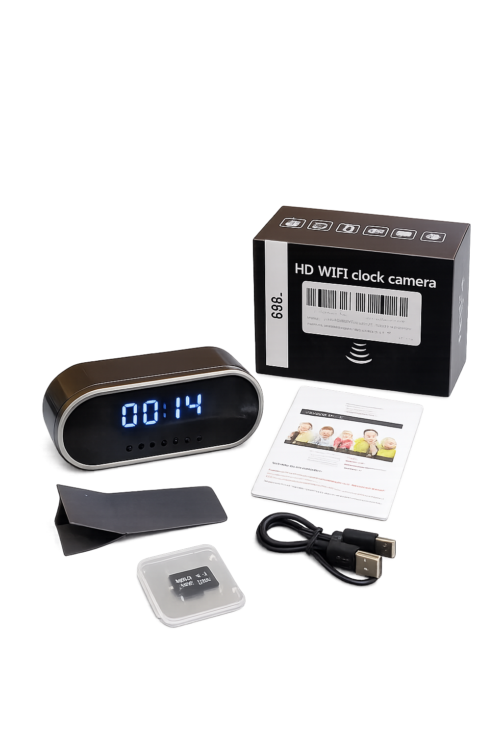 Reloj digital con cámara WiFi HD y microSD de 64 GB en Riobamba, Chimborazo