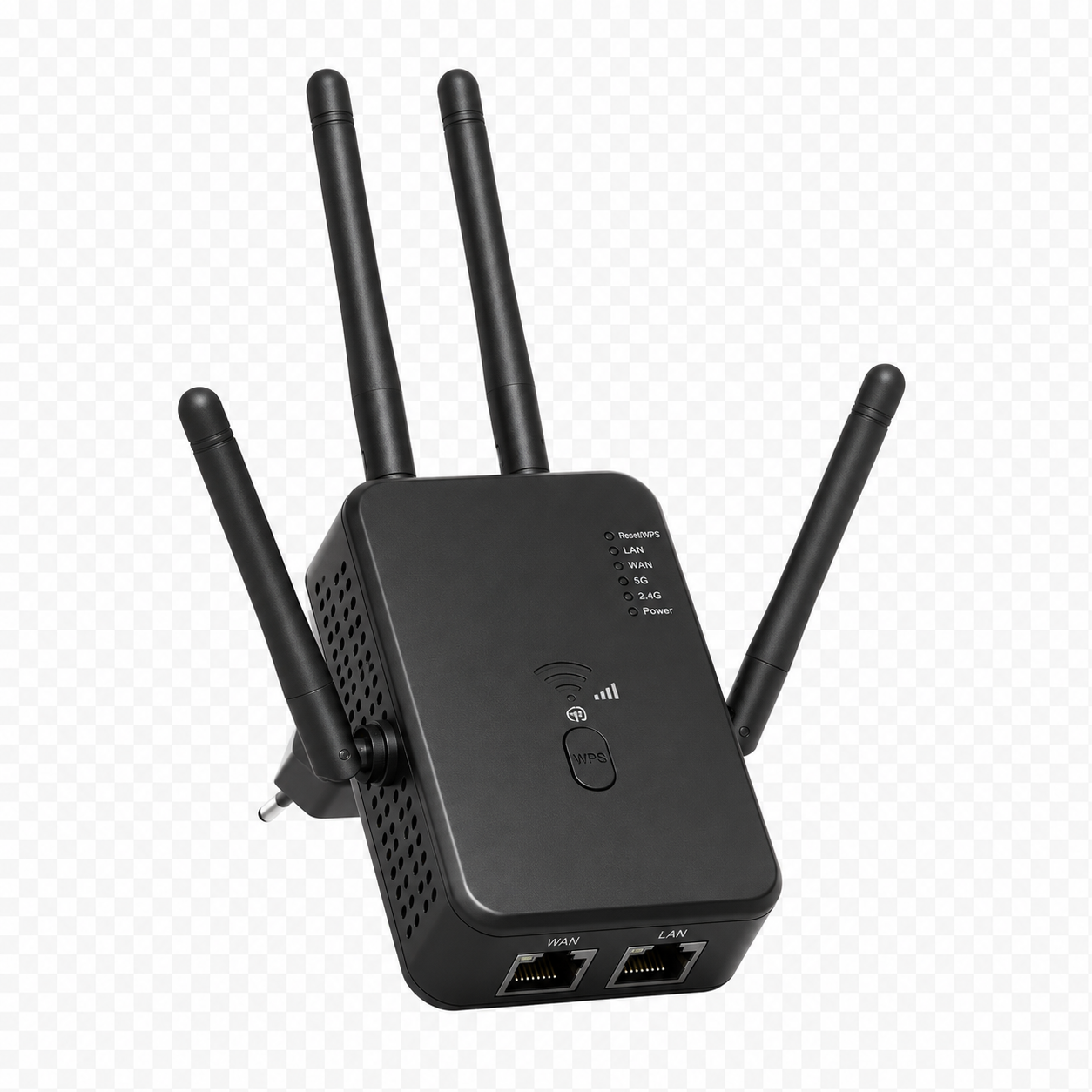 Repetidor WiFi AC1200 doble banda 2.4/5 GHz con 4 antenas en Riobamba, Chimborazo