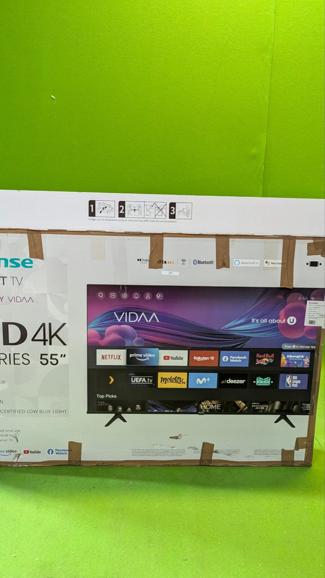 Foto 9 de REPUESTO Hisense 55A66G 2021 Series – Smart TV 55″