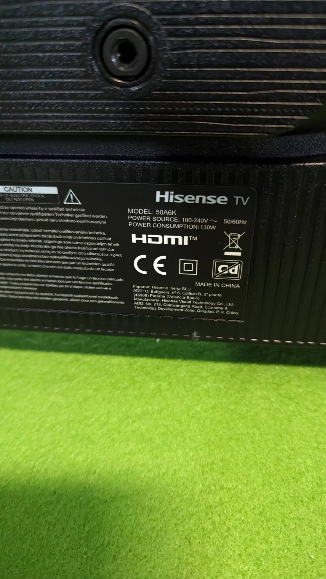 Foto 9 de REPUESTOS Hisense TV 50A6K – UHD 4K Smart TV