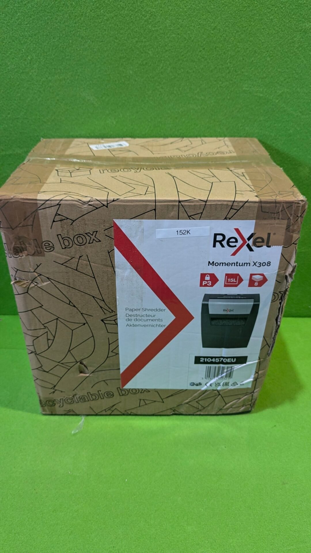 Foto 10 de Rexel 2104570EU Destructora Personal hasta 8 Hojas