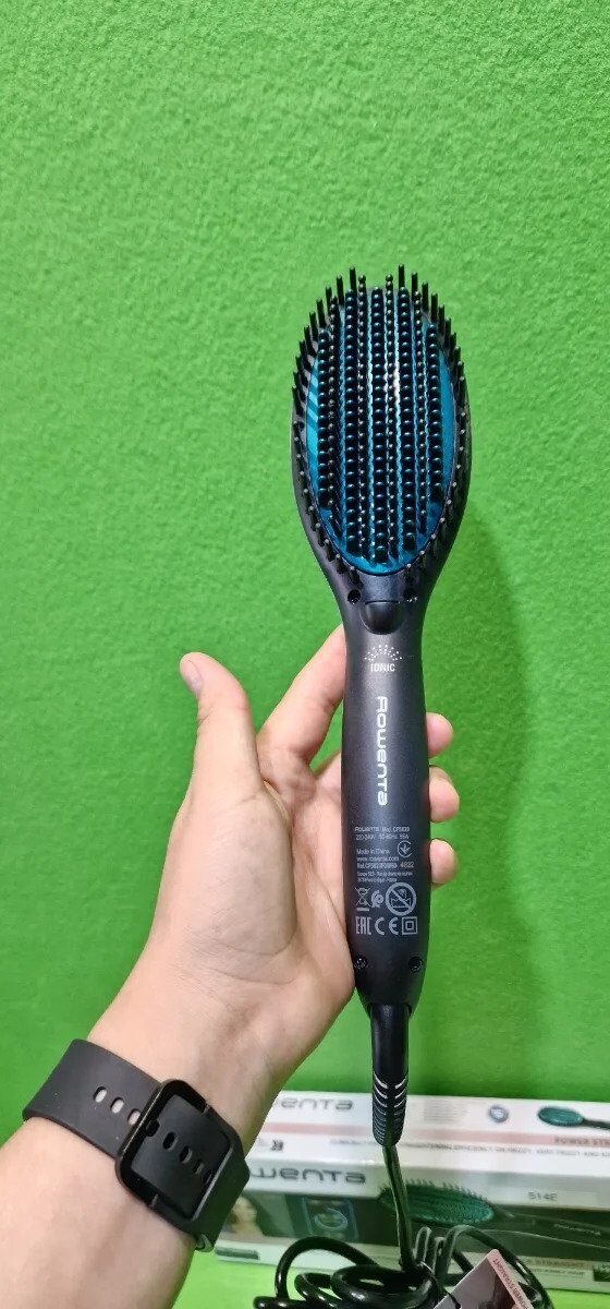 Foto 6 de Rowenta Cepillo alisador Power Straight CF5820F0 para cabello muy rizado