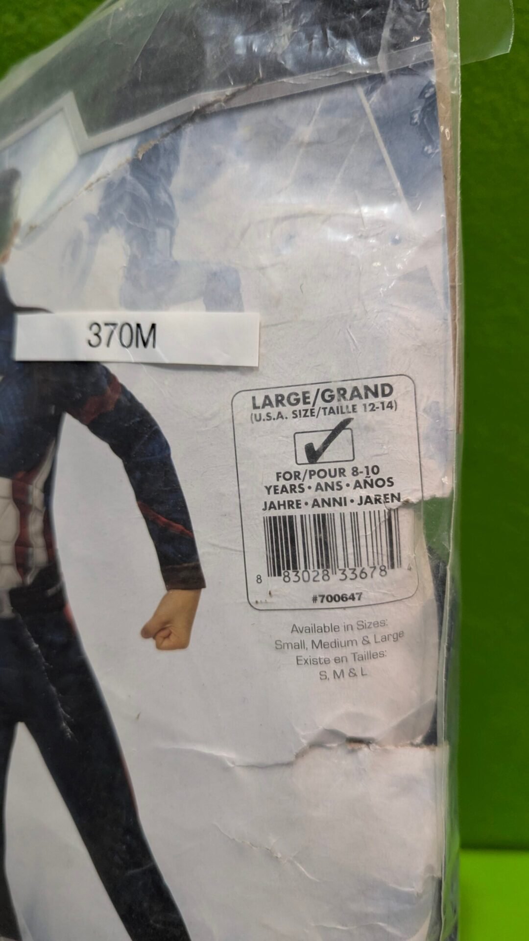 Foto 6 de Rubies – Disfraz oficial de los Vengadores del Capitán América, talla Large/Tall