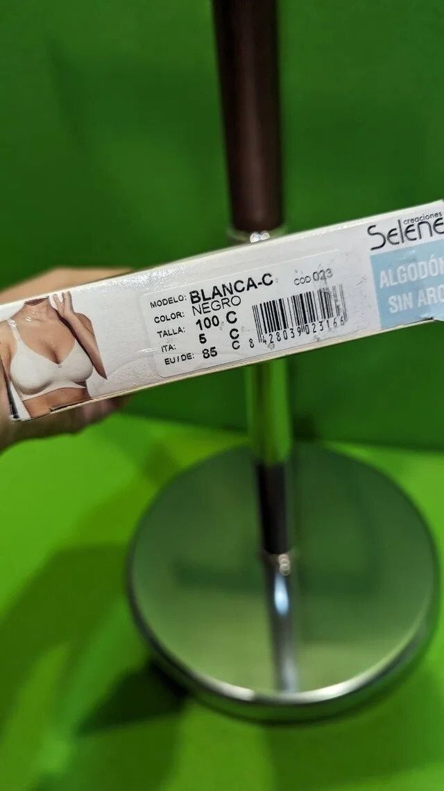Foto 2 de Selene Brasier Blanca Preformado Algodon