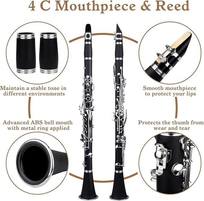 SLADE Clarinete Bb Clarinete Principiante para Estudiantes en Riobamba, Chimborazo