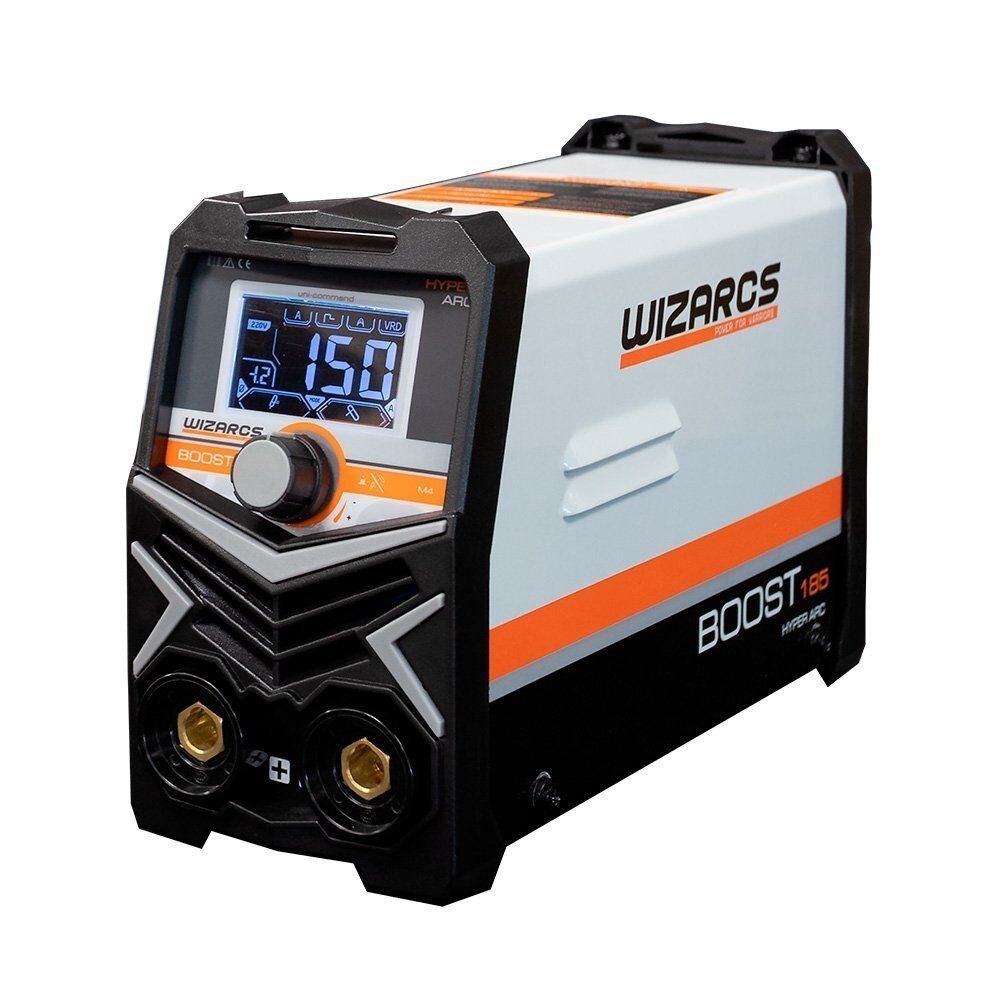 Foto 2 de Soldadora Inverter WIZARCS Boost-185 – 150A – Pantalla LCD – Ultraligera (2,2kg)