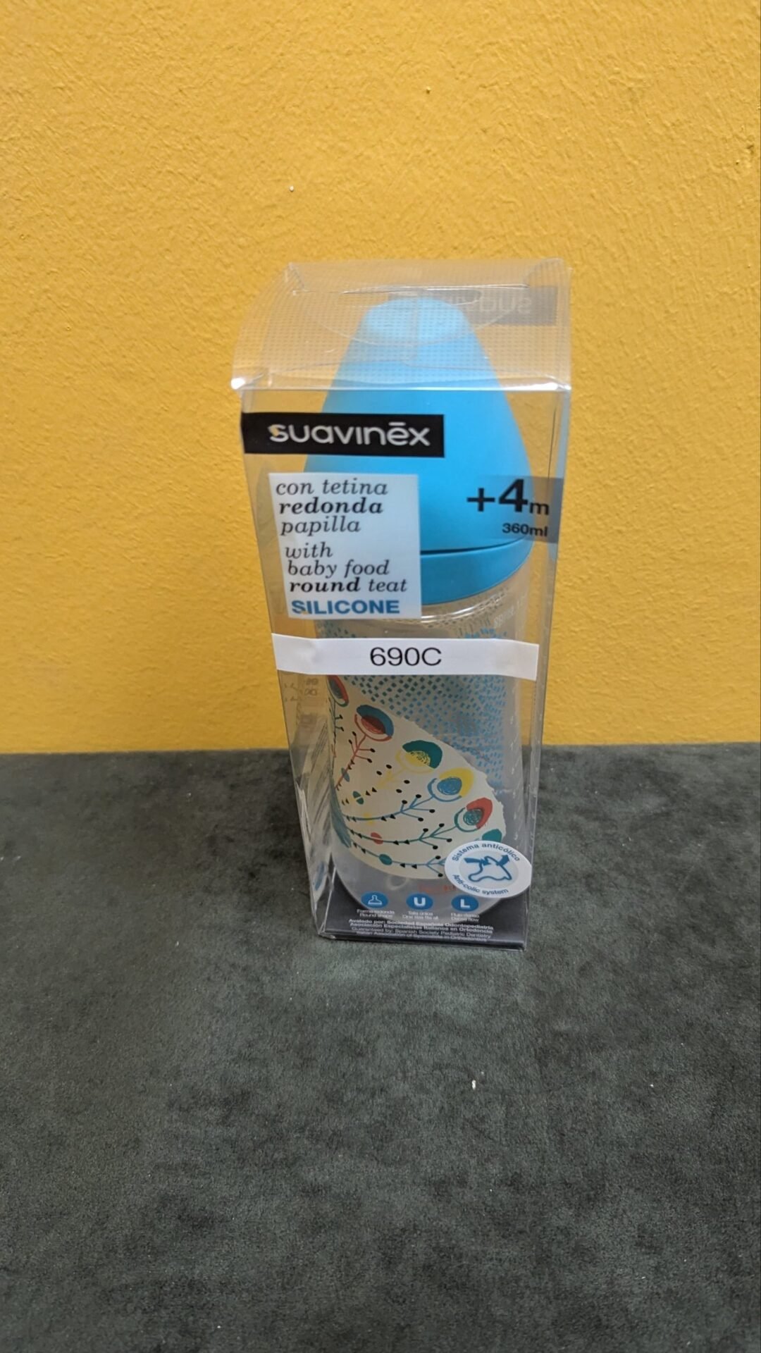 Suavinex Biberón Tetina Flujo Denso Silicona +4 Meses en Riobamba, Chimborazo