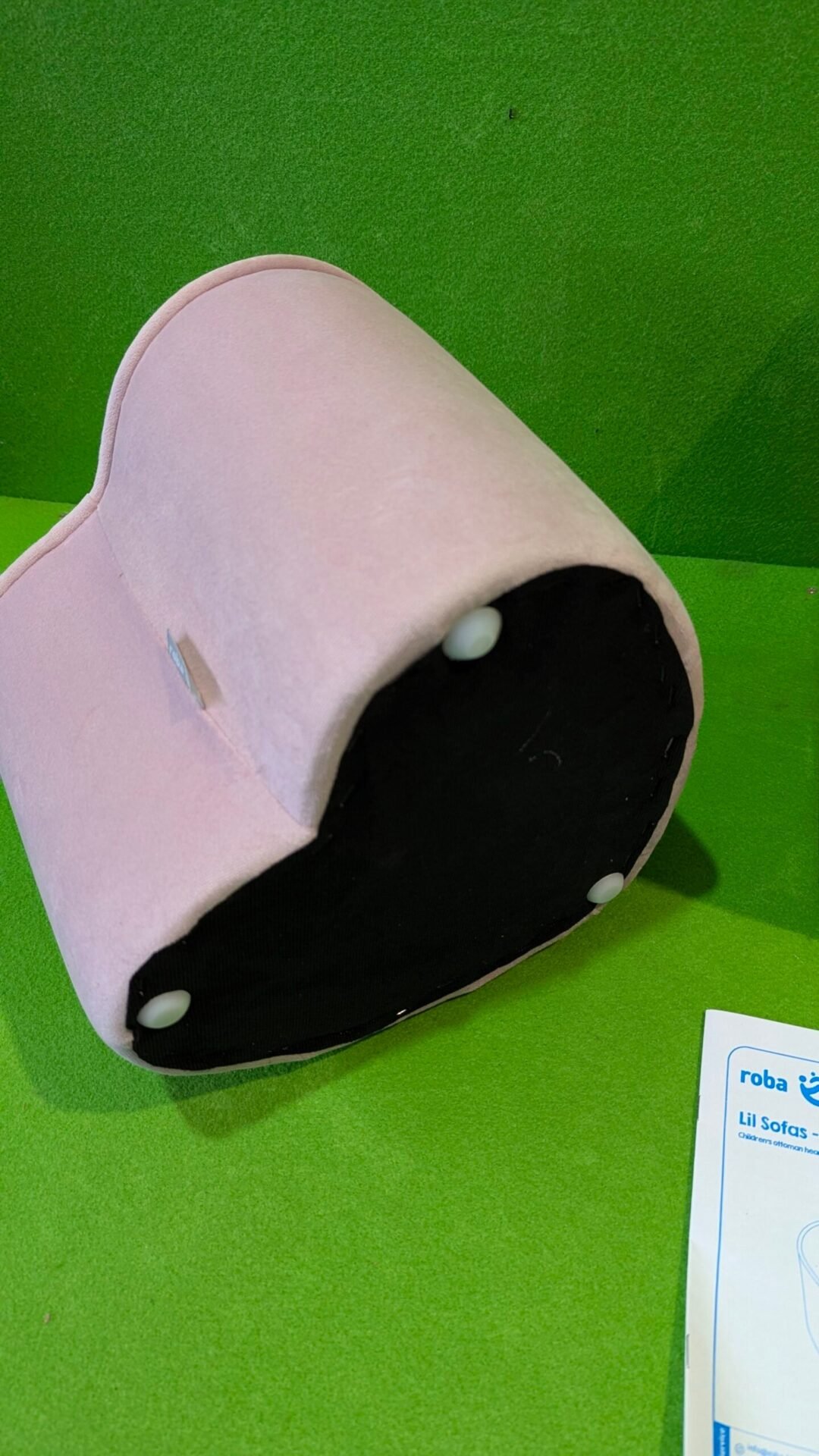 Foto 4 de Taburete infantil roba en forma de corazón