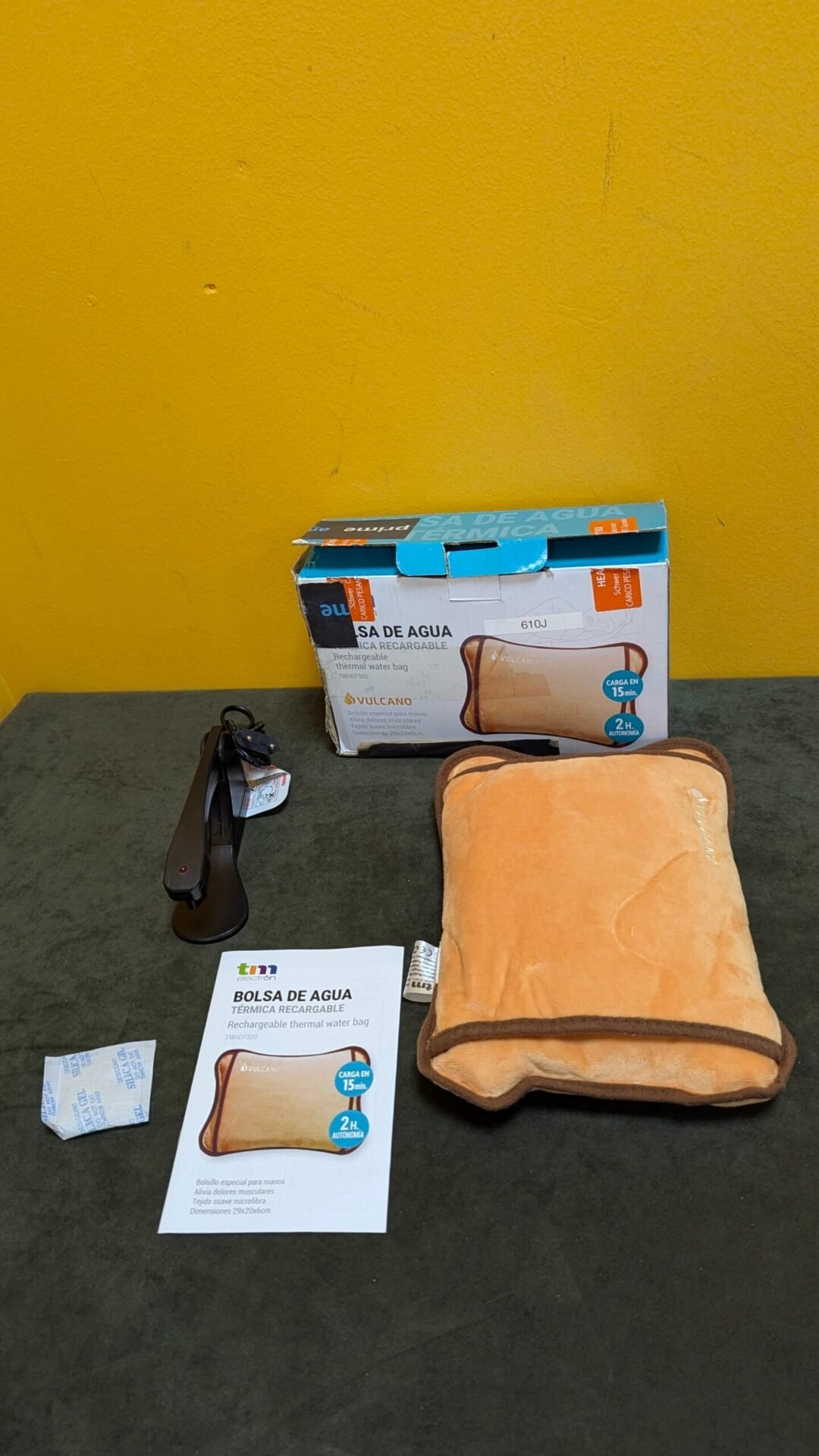 Foto 2 de TM Electron Vulcano Bolsa De Agua Térmica Calefactable En 5 Minutos