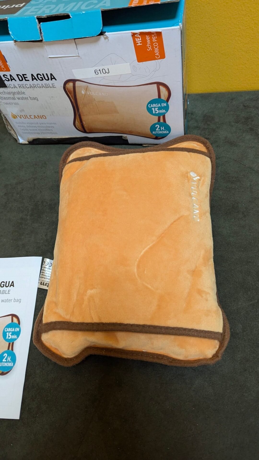Foto 3 de TM Electron Vulcano Bolsa De Agua Térmica Calefactable En 5 Minutos