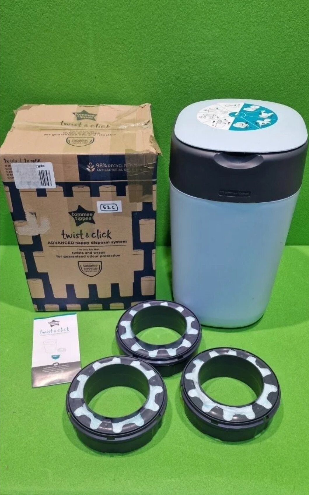 Foto 2 de Tommee Tippee – Contenedor Para Pañales, 3 Repuestos