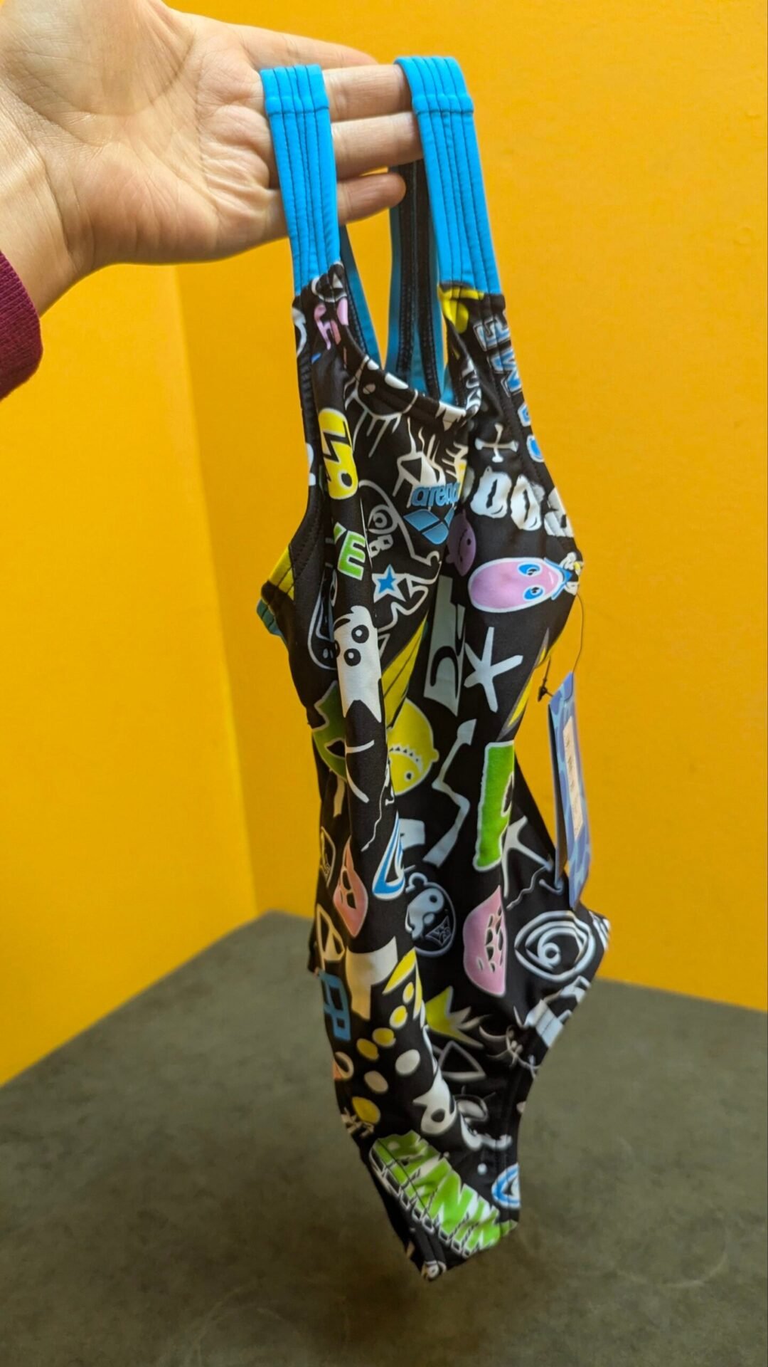 Foto 10 de Traje de baño deportivo Arena Girl para niñas con forro divertido
