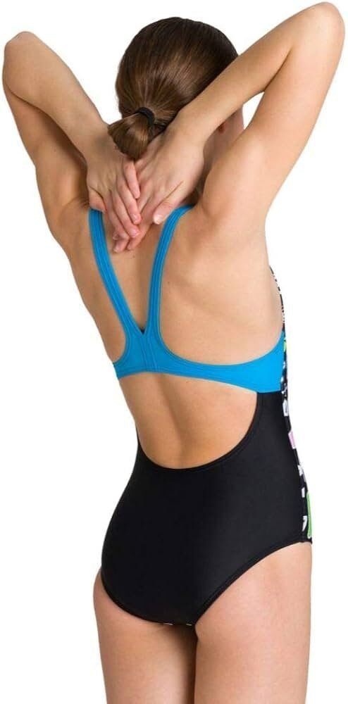 Foto 2 de Traje de baño deportivo Arena Girl para niñas con forro divertido