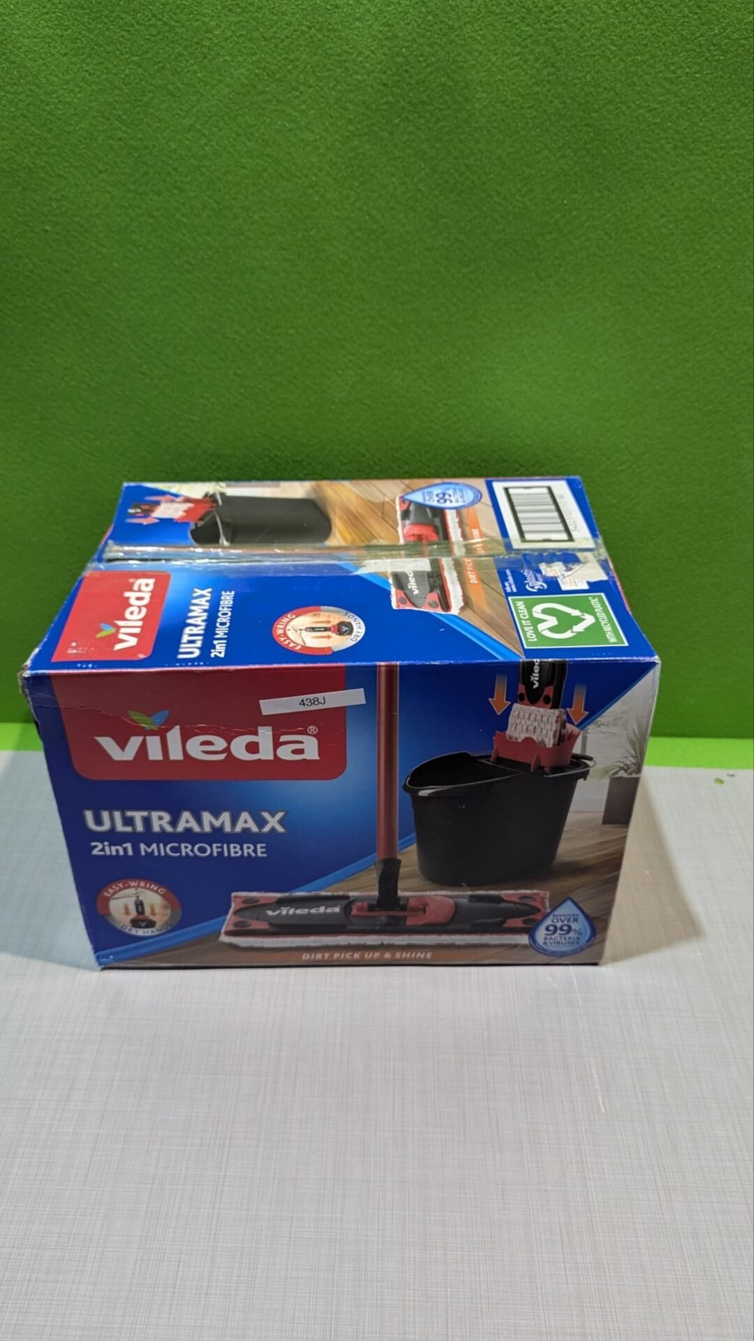 Foto 8 de Vileda Ultramax Trapeador de microfibras para Fregar y Cubo con escurridor
