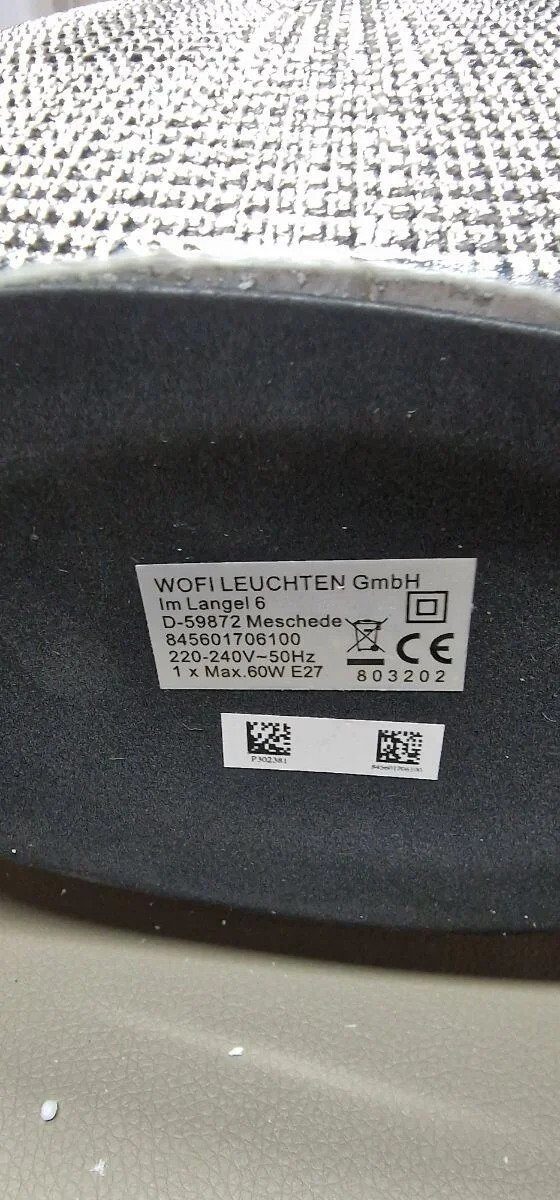 Foto 7 de WOFI Lámpara de Mesa